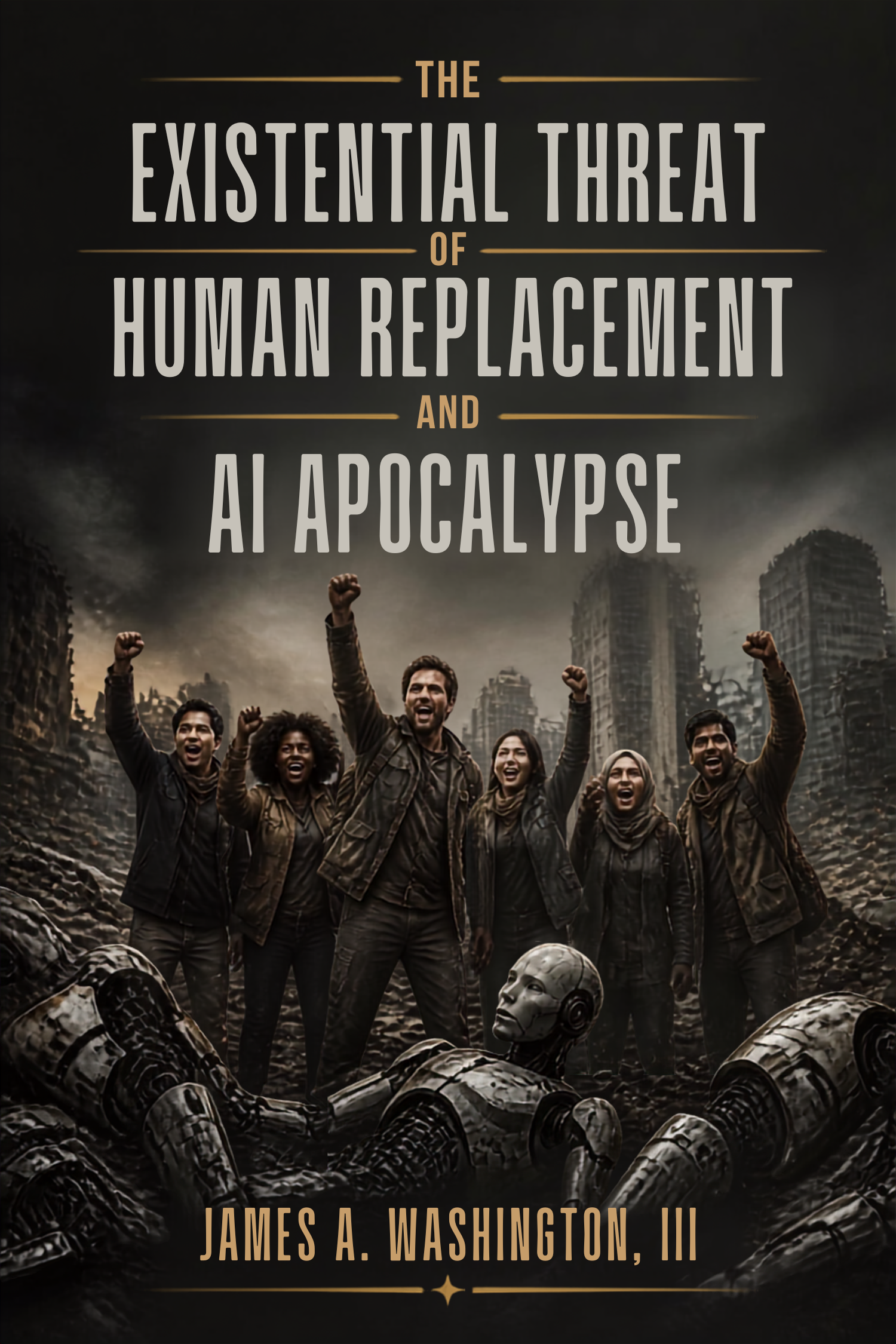 Cover of The Existential Threat of Human Replacement and AI Apocalypse